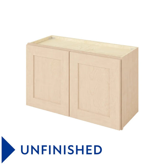 Hardware Resources: 30" x 18" Wall Cabinet, 2 Doors - Unfinished