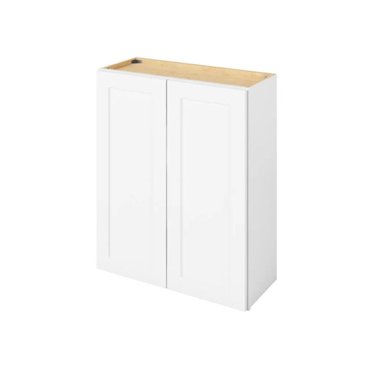 Hardware Resources: 30" x 36" Wall Cabinet, 2 Doors, 2 Shelves - Polar White