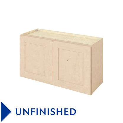 Hardware Resources: 33" x 18" Wall Cabinet, 2 Doors - Unfinished