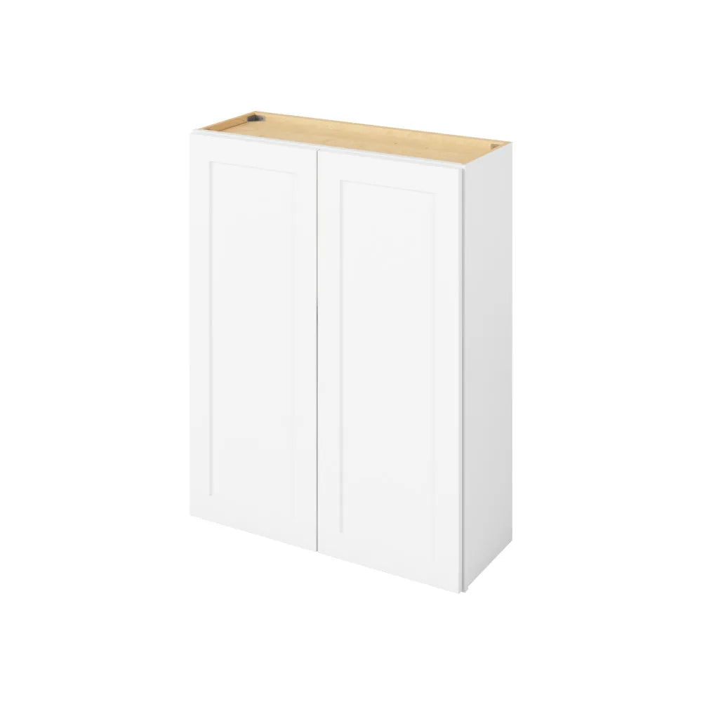 Hardware Resources: 33" x 36" Wall Cabinet, 2 Doors, 2 Shelves - Polar White