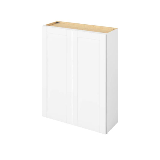 Hardware Resources: 33" x 42" Wall Cabinet, 2 Doors, 3 Shelves - Polar White