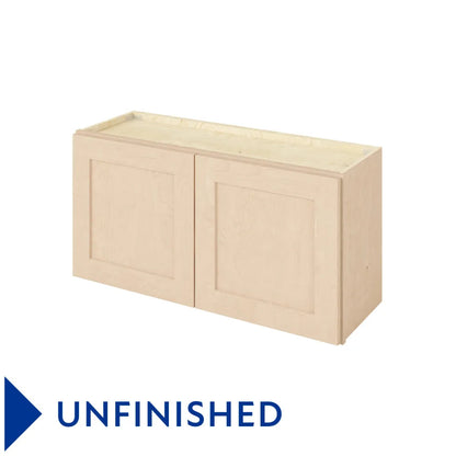 Hardware Resources: 36" x 18" Wall Cabinet, 2 Doors - Unfinished