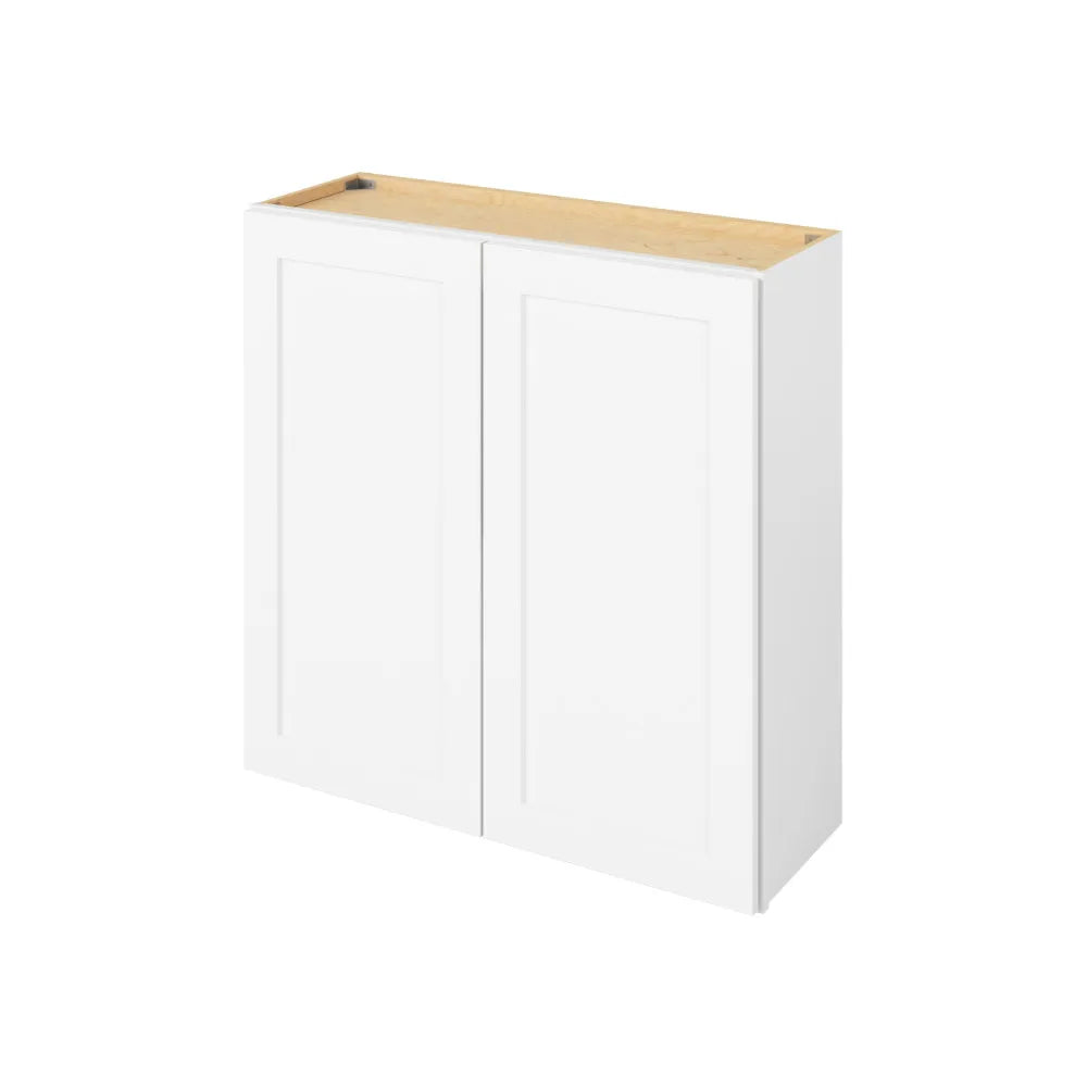Hardware Resources: 36" x 36" Wall Cabinet, 2 Doors, 2 Shelves - Polar White