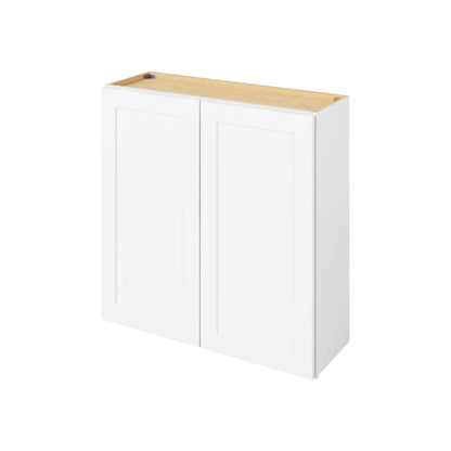 Hardware Resources: 36" x 36" Wall Cabinet, 2 Doors, 2 Shelves - Polar White