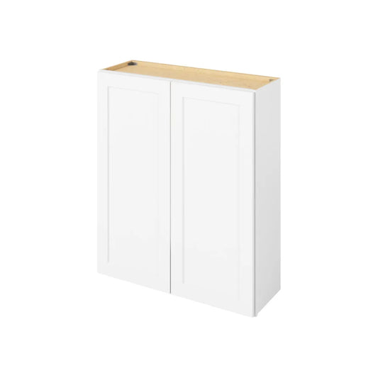 Hardware Resources: 36" x 42" Wall Cabinet, 2 Doors, 3 Shelves - Polar White