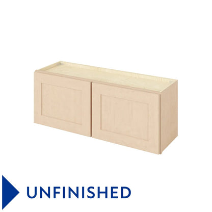 Hardware Resources: 39" x 15" Wall Cabinet, 2 Doors - Unfinished