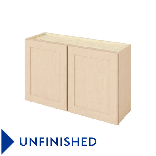 Hardware Resources: 39" x 24" Wall Cabinet, 2 Doors, 1 Shelf - Unfinished