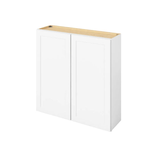 Hardware Resources: 42" x 42" Wall Cabinet, 2 Doors, 3 Shelves - Polar White
