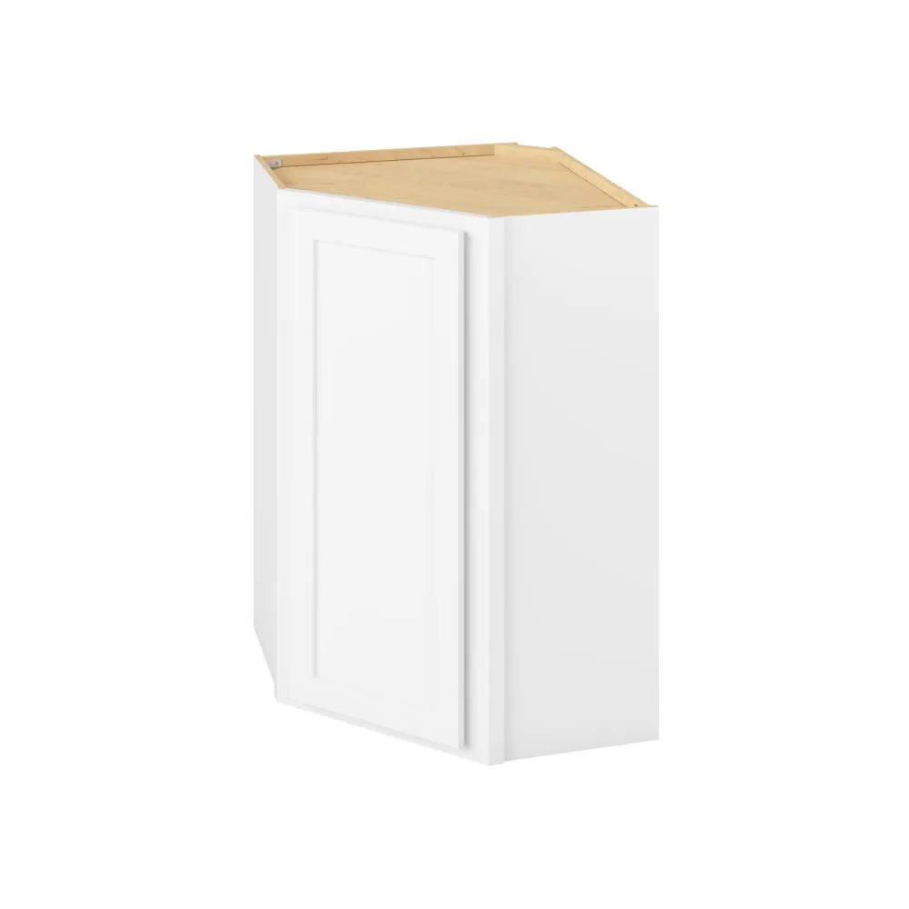 Hardware Resources: 24" x 36" Wall Diagonal Cabinet, 1 Door, 2 Shelves - Polar White