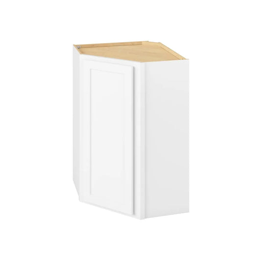 Hardware Resources: 24" x 36" Wall Diagonal Cabinet, 1 Door, 2 Shelves - Polar White
