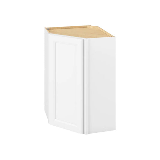 Hardware Resources: 24" x 36" Wall Diagonal Cabinet, 1 Door, 2 Shelves - Polar White