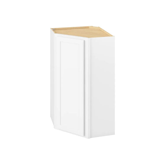 Hardware Resources: 24" x 42" Wall Diagonal Cabinet, 1 Door, 3 Shelves - Polar White