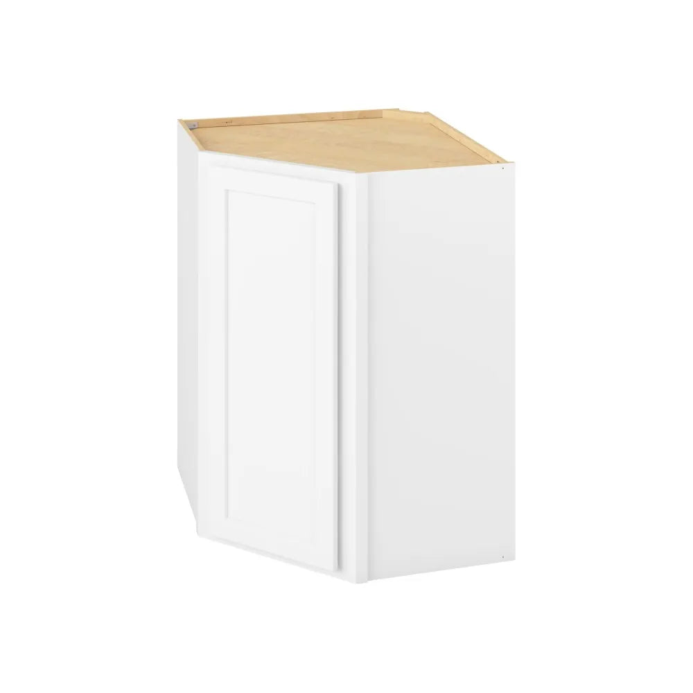 Hardware Resources: 27" x 36" x 15" Wall Diagonal Cabinet, 1 Door, 2 Shelves - Polar White