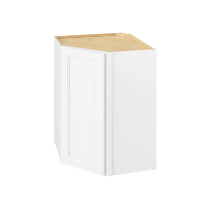 Hardware Resources: 27" x 36" x 15" Wall Diagonal Cabinet, 1 Door, 2 Shelves - Polar White