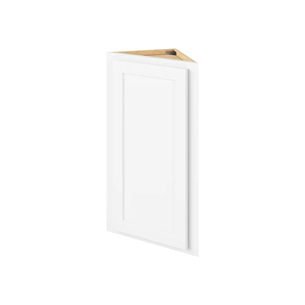Hardware Resources: 12" x 30" Wall End Cabinet, 1 Door, 2 Shelves - Polar White
