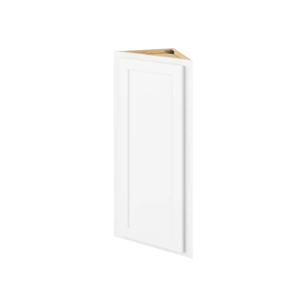 Hardware Resources: 12" x 36" Wall End Cabinet, 1 Door, 2 Shelves - Polar White