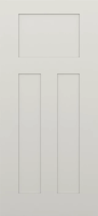 SLAB: Fiberglass Smooth 3-Panel Shaker Panel DRS3F/DRS3F80 (unfinished)