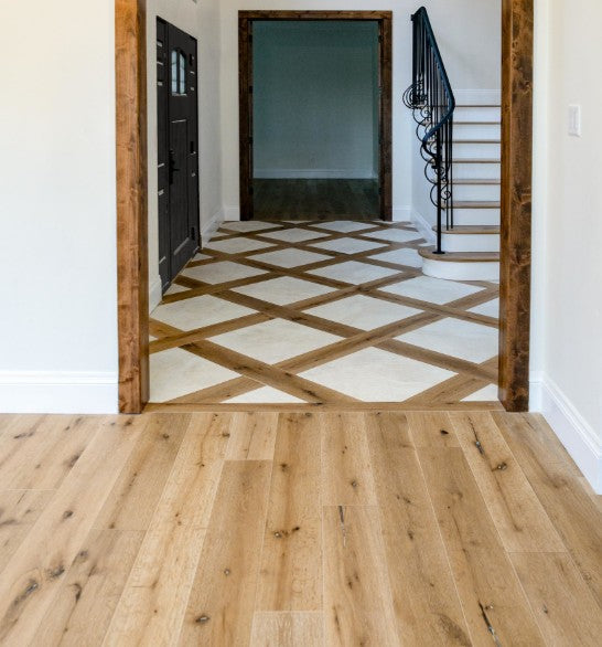 Flooring: ASPEN HILLS Engineered Hardwood Medallion Collection by Naturally Aged Flooring *add 1 handling fee to order