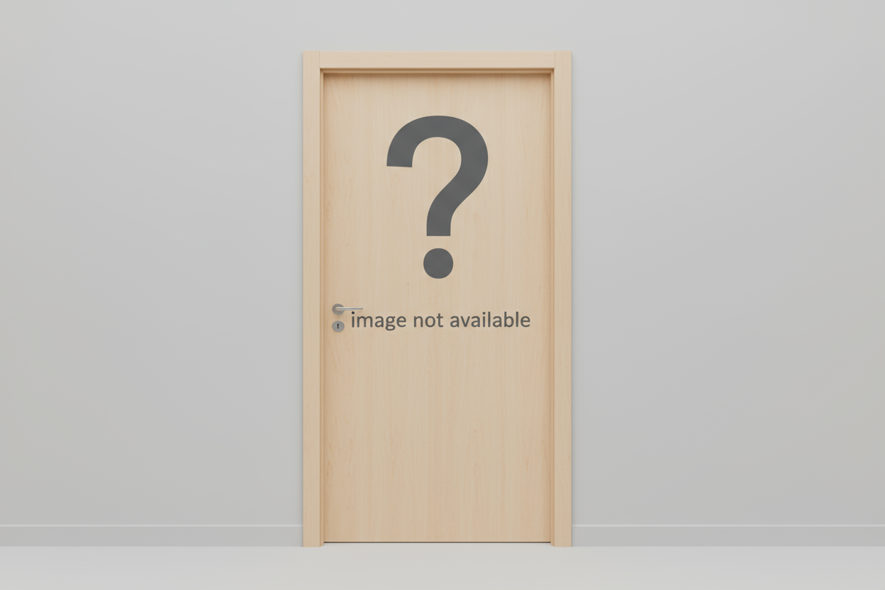 blank door with question mark words on door say image not available