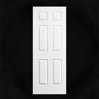 Slab: Colonist Primed Molded 6-Panel Raised Smooth Solid Core Slab 1 3/8"