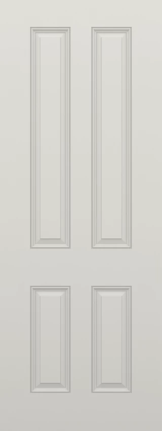 SLAB: Fiberglass Smooth True 4-Panel Raised DRS4180 (unfinished)