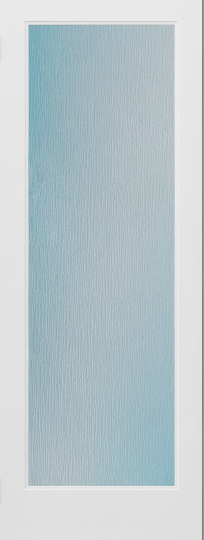 SLAB: Nova-90 Fiberglass Smooth 1-lite full-lite direct glazed Rain glass Non-Impact (unfinished)