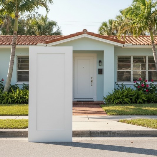 SLAB: Fiberglass Smooth 1-Panel Shaker DRS1K (unfinished)