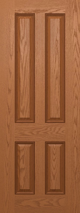 SLAB: Fiberglass Oak WG Texture True 4-Panel 2x2 DRG4180 (unfinished)