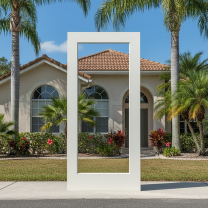 SLAB: Fiberglass Smooth Surface Flush w/Cutout DRS00 - replacement (unfinished)