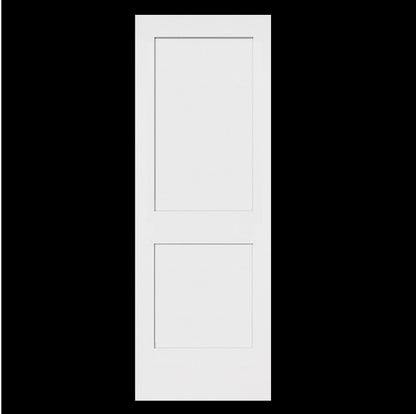 Slab:Monroe 2-Panel Smooth Monroe Solid Core Slab 1 3/4" 20 min Fire Rated