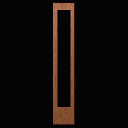 SLAB: Fiberglass Oak WG Texture Flush Sidelite w/cutout 8"x80" SLG00/SLG0080 (unfinished)