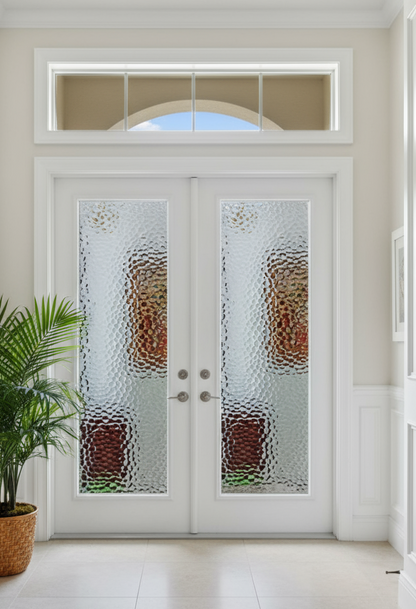 Door Glass Insert: Oceana Textured Glass Impact Rated