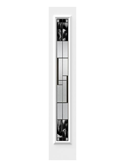 Onyx - Decorative Glass Black Patina Caming  (Glass Insert Only)