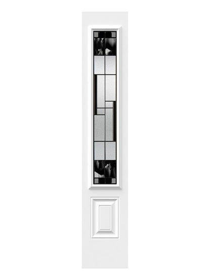 Onyx - Decorative Glass Black Patina Caming  (Glass Insert Only)