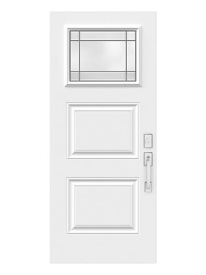 Celeste - Decorative Glass black Patina  (Glass Insert Only)