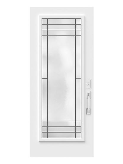 Celeste - Decorative Glass black Patina  (Glass Insert Only)