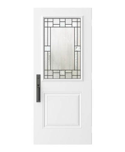 Portrait - Decorative Glass Black Patina  (Glass Insert Only)