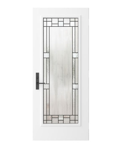 Portrait - Decorative Glass Black Patina  (Glass Insert Only)
