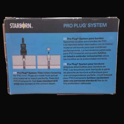 Versatex Pro Plug System trim Plug and screws 305 stainless steel, 2-1/2" 75pcs