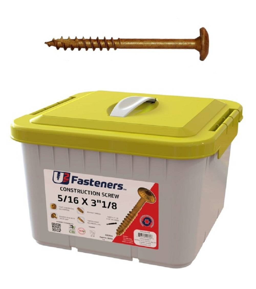 S201031256B U2 Fasteners U2CS 5/16 x 3-1/8 Bulk QTY(500)